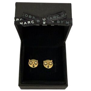 Marc Jacobs  Bear Face Stud Earrings